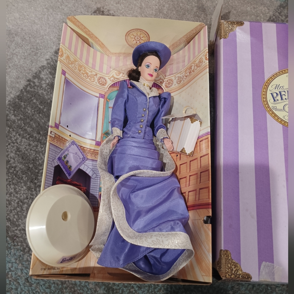 Elegant Purple Victorian Doll
